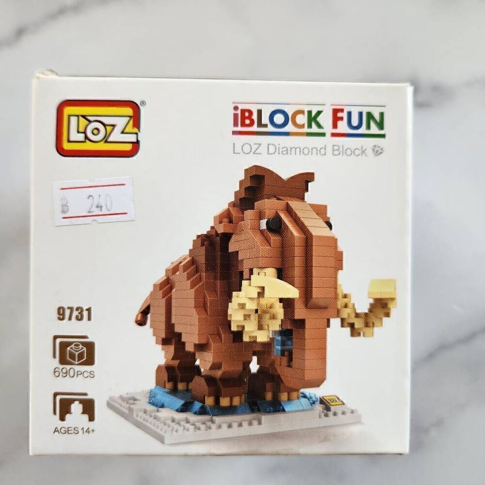 Ice Age Manny Loz iblock fun wholly mammoth kids 3D puzzle New in Box